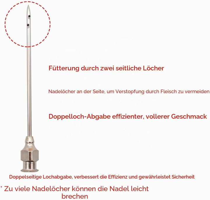 Marinierspritze für die Küche, Lebensmittel Spritze, Aroma Injektor, Elektrische Salzlösungen Einspr