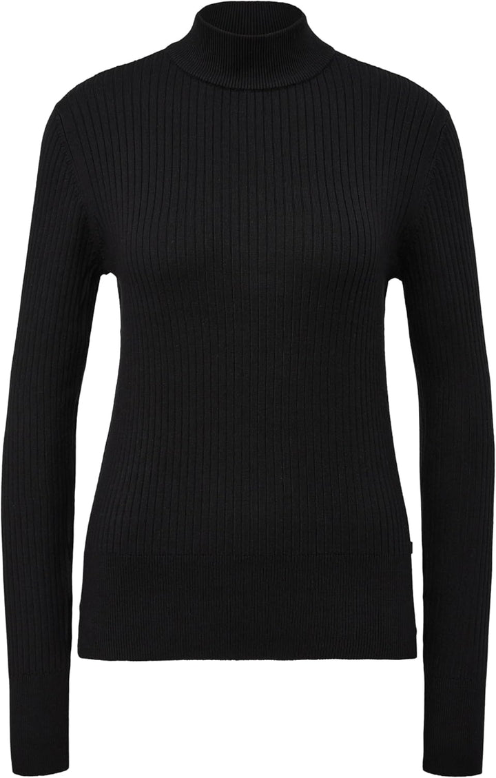 QS Strickpullover aus Viskosemix XL 9400 Grau, XL 9400 Grau