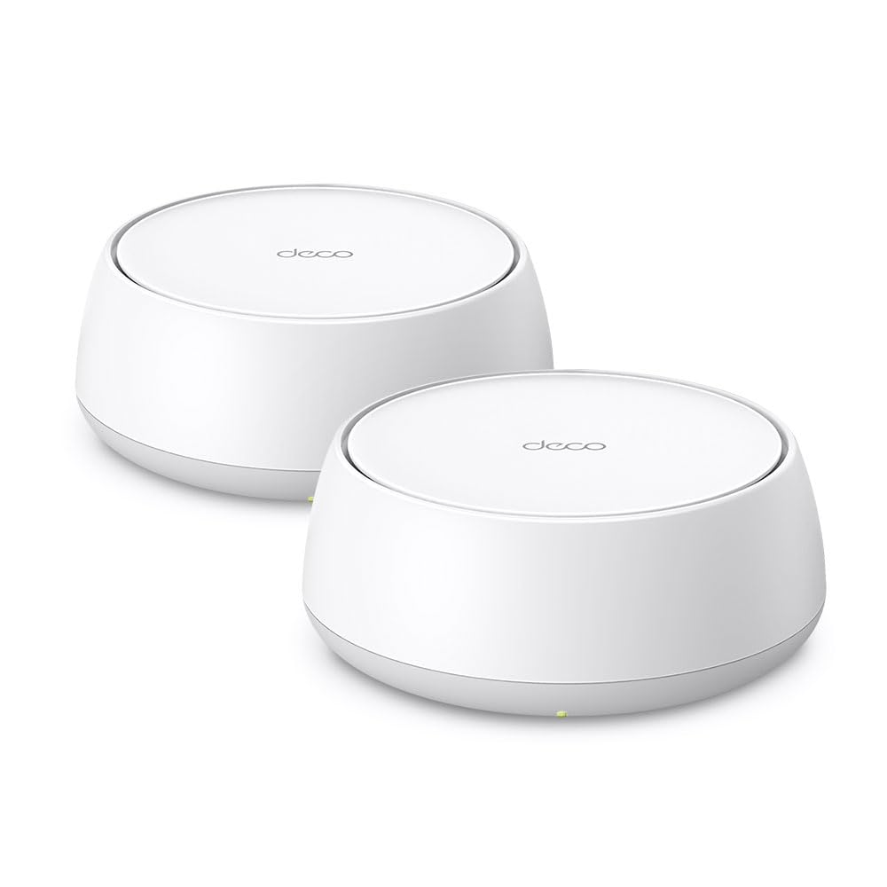 TP-Link Deco BE25 WiFi 7 Mesh WLAN(2 Pack), BE3600 Dual-Band, 2 x 2.5 Gbit/s Port für Jede Einheit,