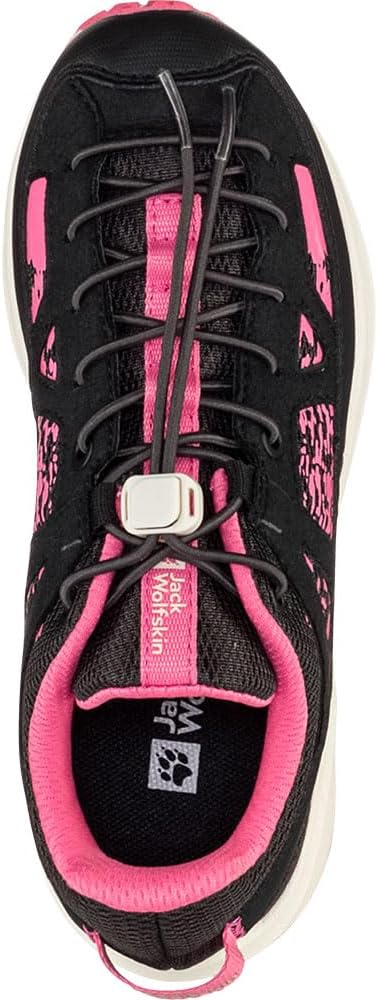 Jack Wolfskin Villi Sneaker Low K Unisex Kinder Walking-Schuh 36 EU Phantom, 36 EU Phantom