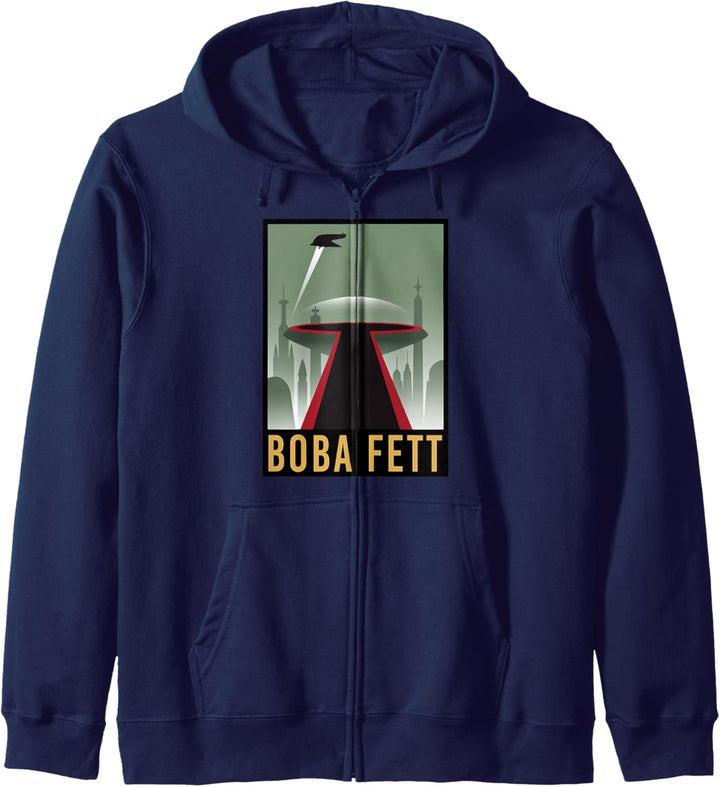 Star Wars Boba Fett Modern Art Poster Kapuzenjacke
