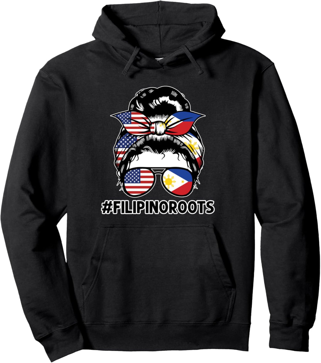 Filipinoroots Filipino Flagge Pullover Hoodie