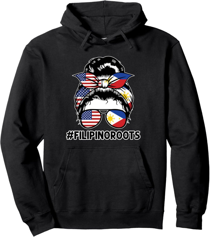 Filipinoroots Filipino Flagge Pullover Hoodie