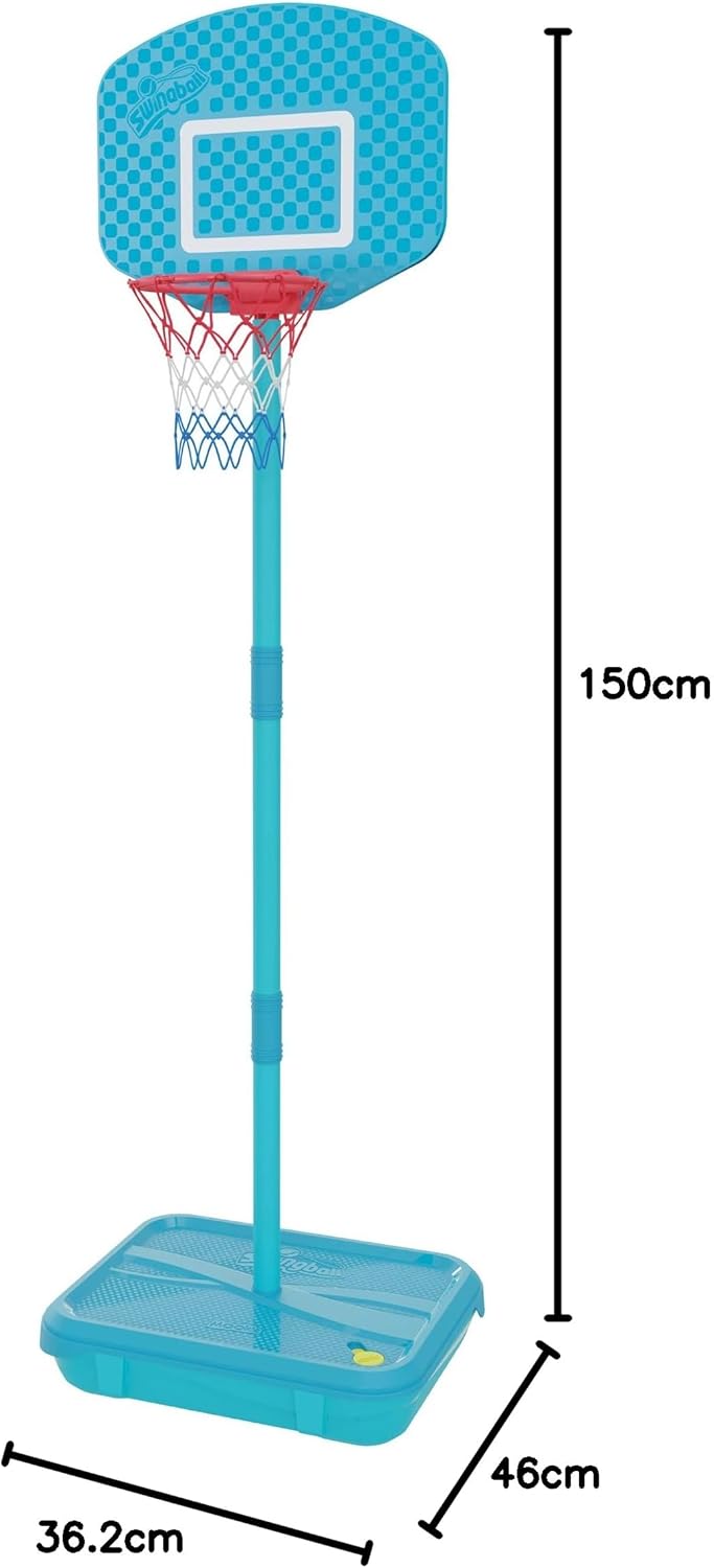 Swingball 7298AM Erstes Basketball-Set | Für alle Oberflächen geeignet | Korb für Kinder ab 4 Jahren