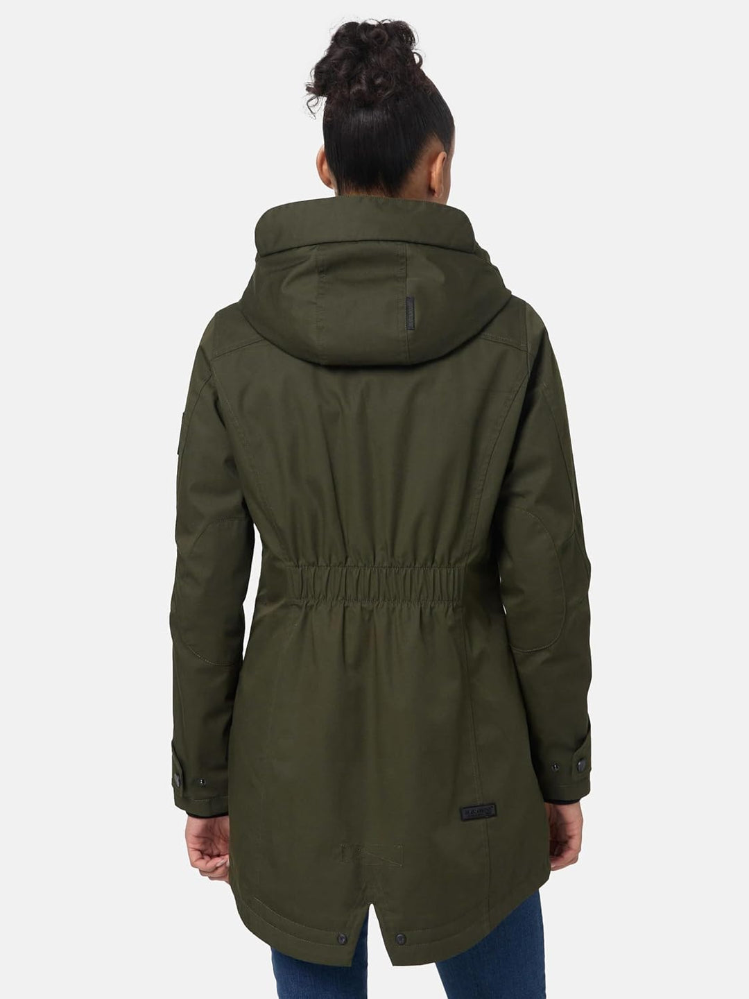 Navahoo Damen Übergangsjacke warmer Kurzmantel Regenjacke wasserdicht mit Kapuze Brinjaa XS-XXL XS D