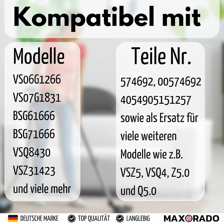 Teleskoprohr Verlängerungsrohr Ausziehbar kompatibel mit Ersatzteil für Bosch Siemens Staubsauger Ro