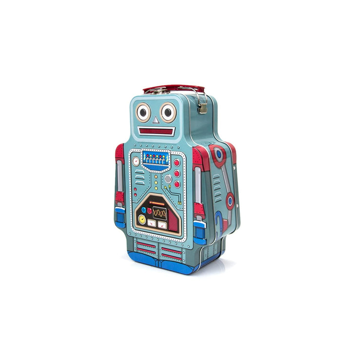 Suck UK - Robotor Lunch Box | Brotdose Im Coolen Vintage Robotor-design | Robot | Blechdose | Aufbew
