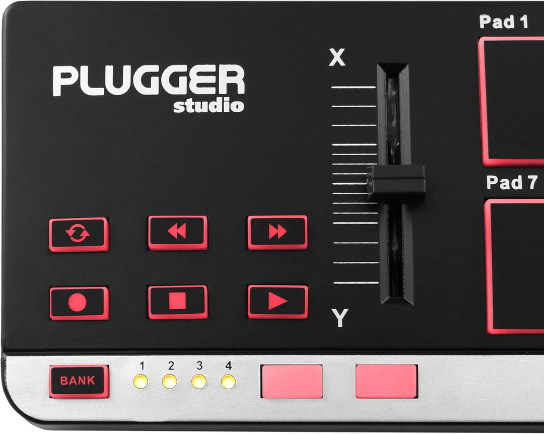 USB-Midi-Steuergerät mit 12 Plugger Studio Pocket PAD