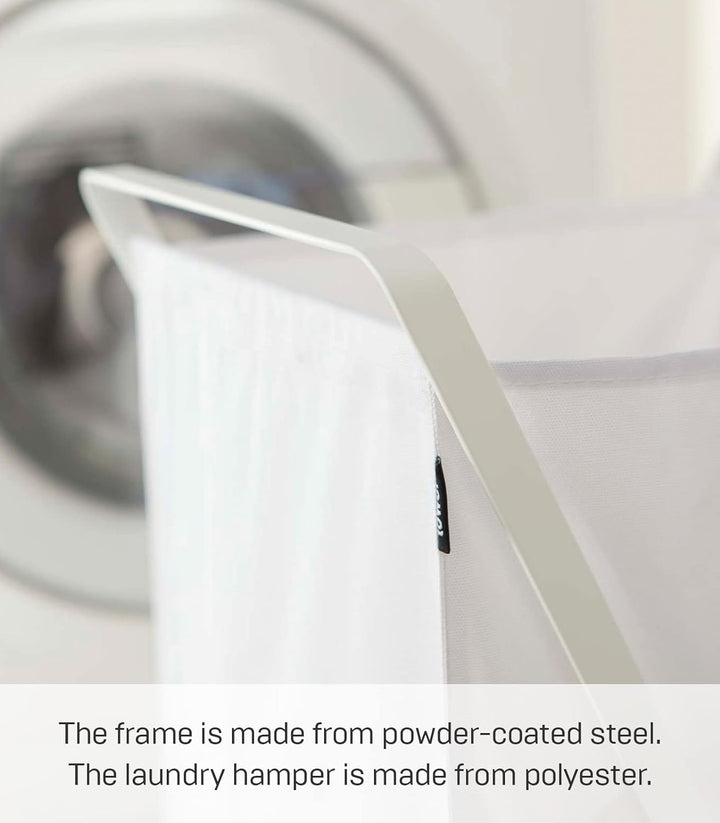 Laundry Basket - Tower - white Weiss, Weiss