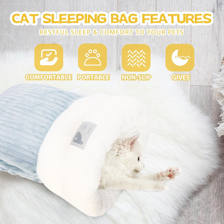 haustier schlafsack Generisch Katzenschlafsack,katzenhöhle,Selbstwärmender Schlafsack für – techstudio.ch