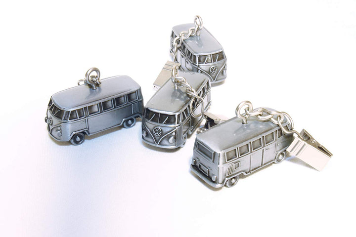 BRISA VW Collection - Volkswagen 3D Tisch-Decken-Gewichte mit Klammern im T1 Bulli Bus Design (4ER S