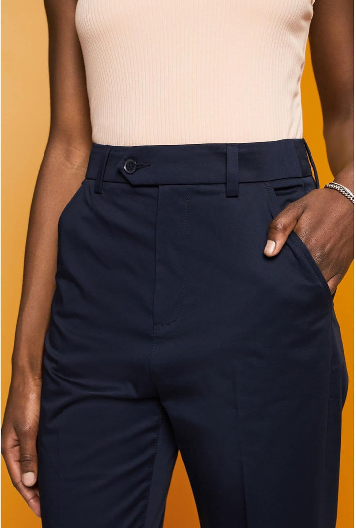 Esprit Damen Hose 993ee1b316 34 400/Navy, 34 400/Navy