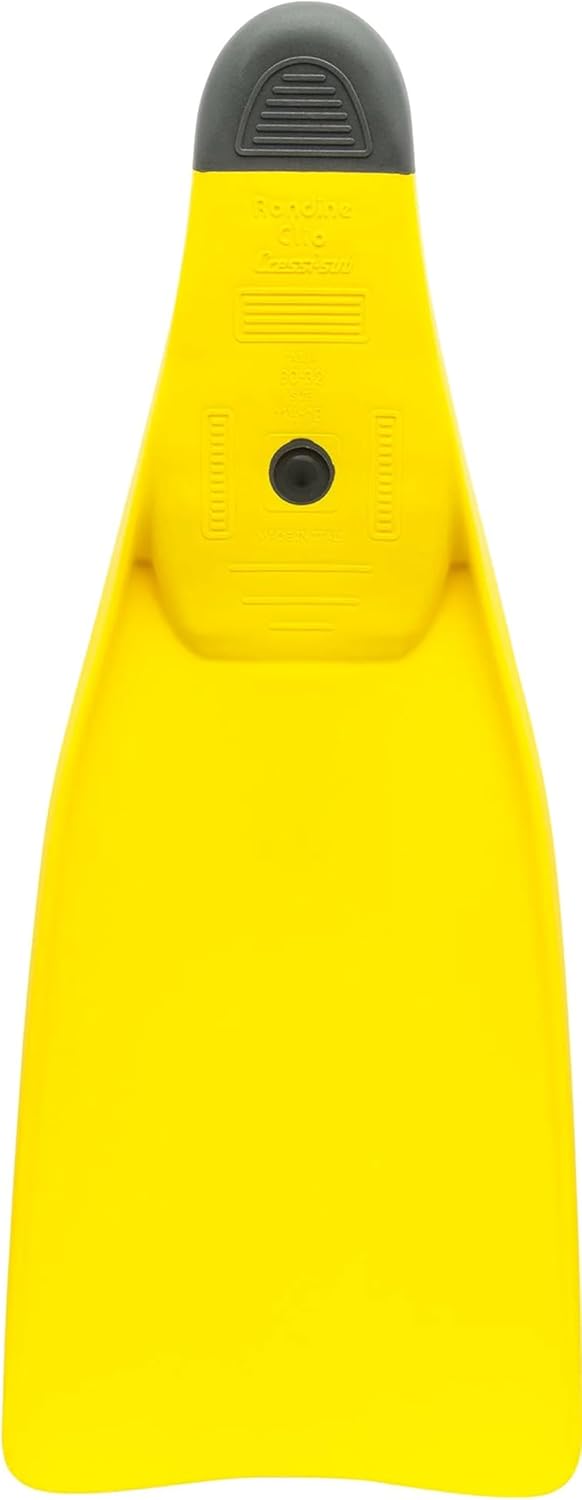 Cressi Clio zum Flossen Schwimmen, Apnoe und Schnorcheln 35/36 Gelb, 35/36 Gelb