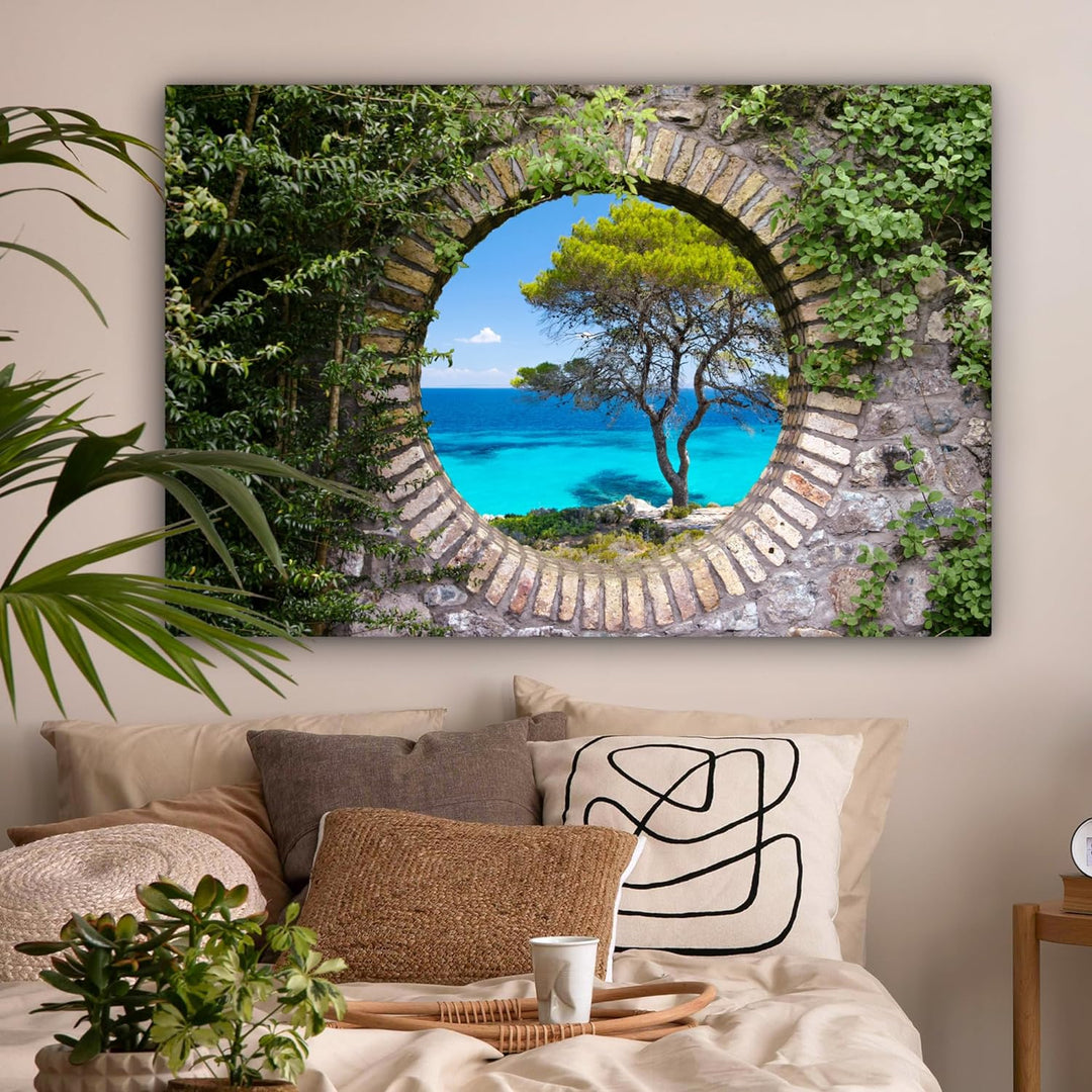 MuchoWow© Bilder Gross 120x80 cm XXL Wohnzimmer Deko Modern Wandbild Foto auf Leinwand Bild Schlafzi