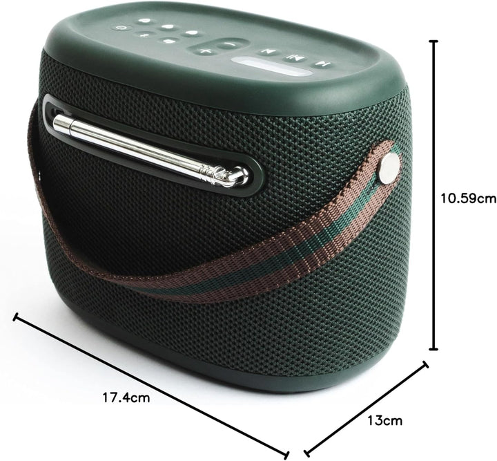 Pure Woodland Outdoor Lautsprecher mit Bluetooth & DAB+/FM Radio (wasserdicht IP67, robust, tragbar,