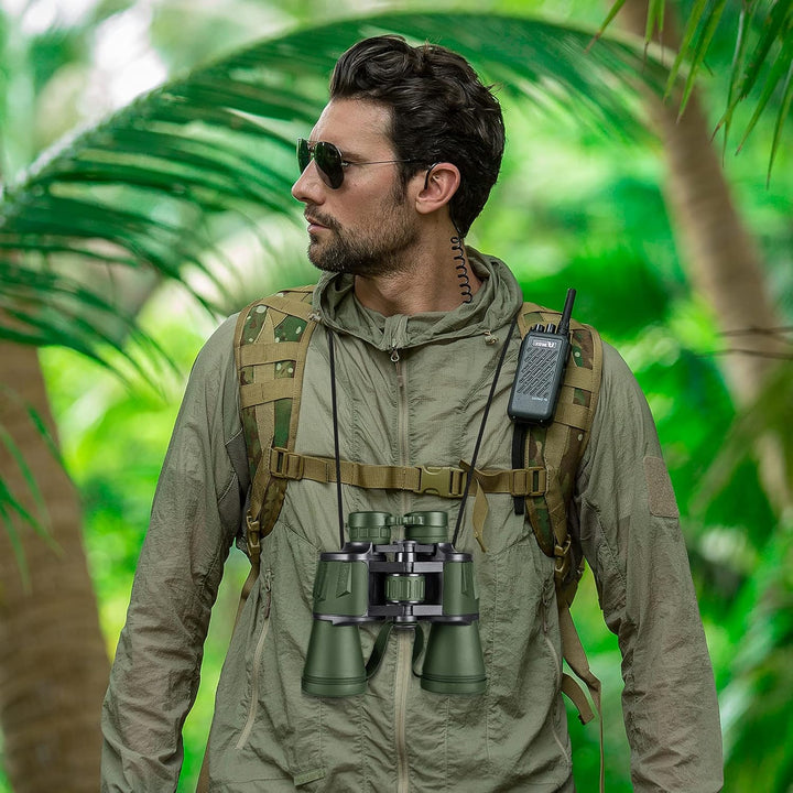 20x50 Jagd Fernglas für Erwachsene mit Smartphone-Adapte- 28mm grosses Okular Professionelles wasser