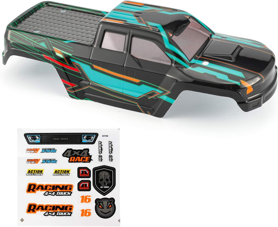 HAIBOXING - Karosserie für 1/16 16889 Ferngesteuertes Auto, Ersatzteil für RC Monstertruck 889-BM01(