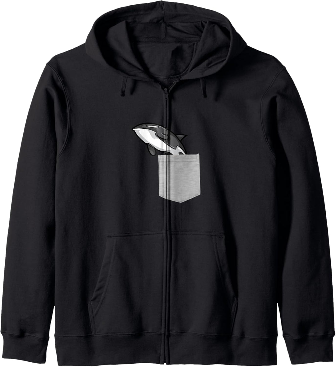 Animal in Your Pocket Orca Killer Whale Kapuzenjacke
