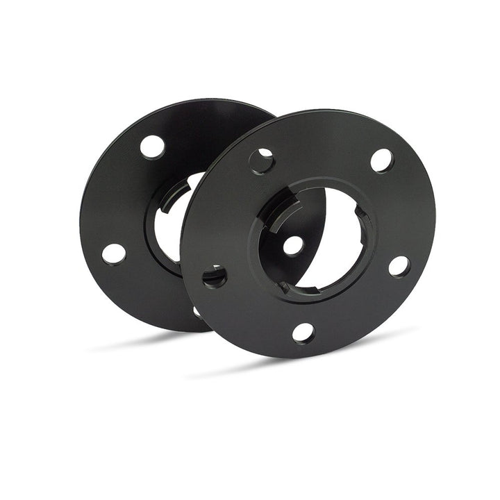 SCC Spurverbreiterung 12422W - schwarz eloxiert - LK: 130/5 NLB: 71,6 - 5mm - 2 Stück 5mm schwarz, 5