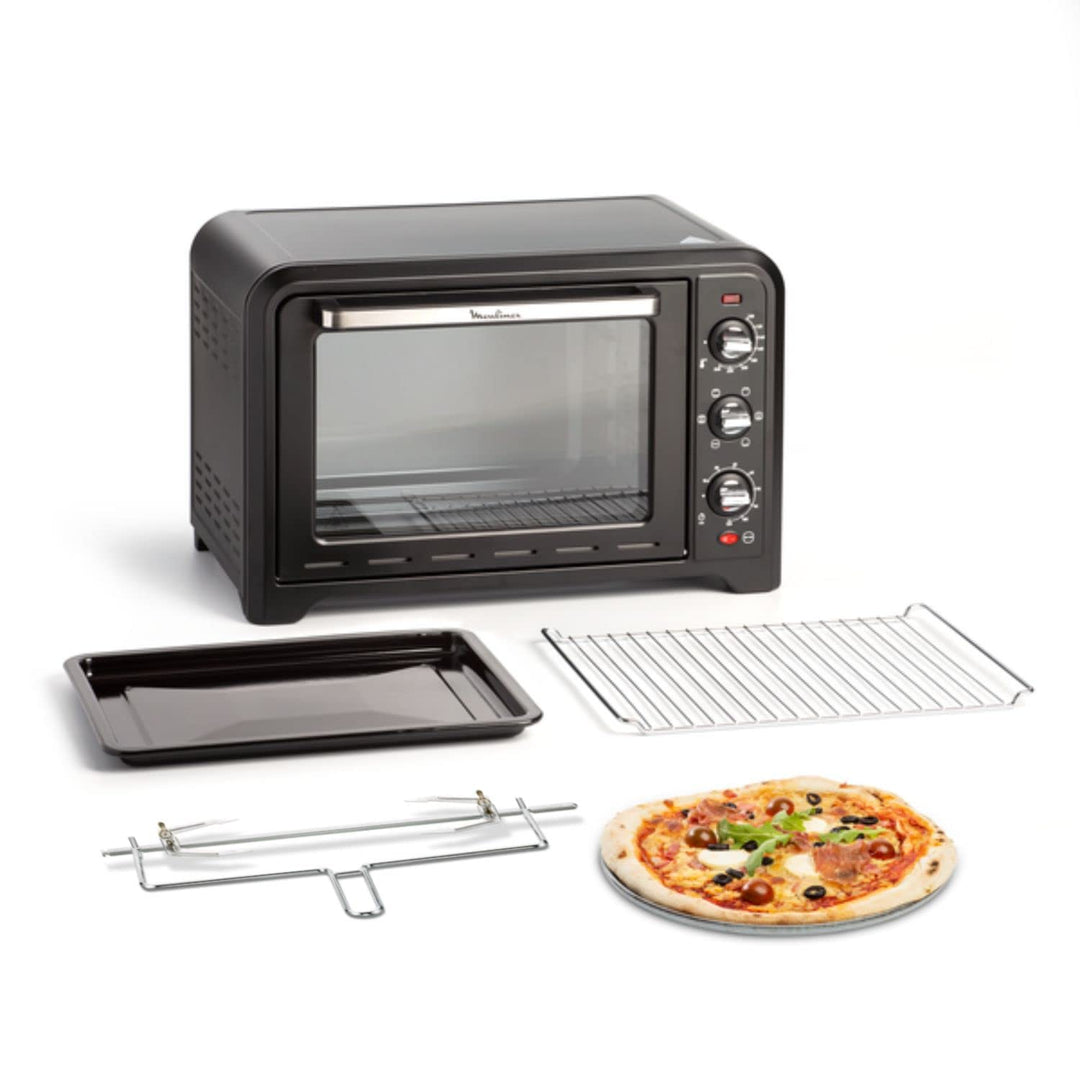 Moulinex ox485810 Backofen Optimo Schwarz 39 L Umluft dreht sich Brosche 2000 W 2000 W 39 L