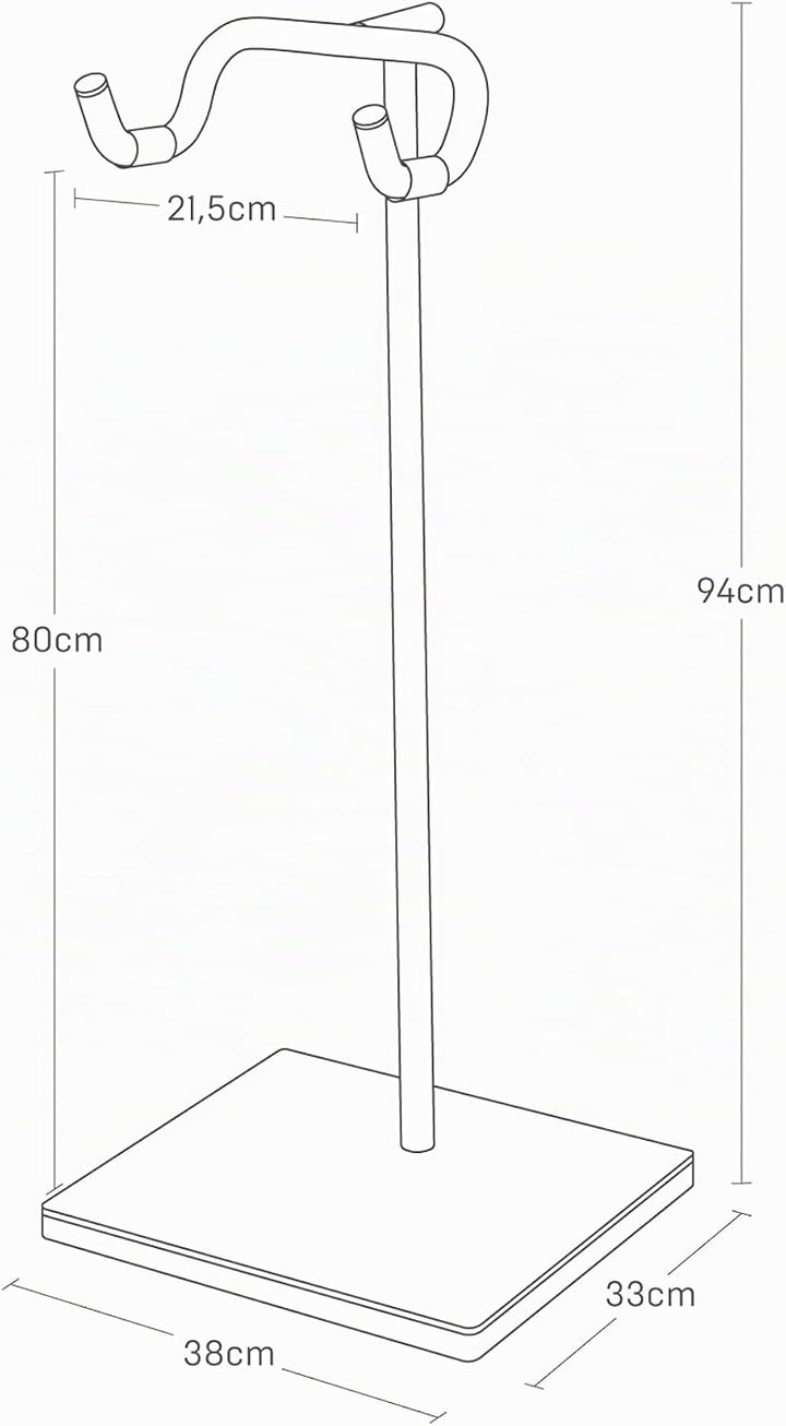 Yamazaki 1965 TOWER Bicycle Stand, white, Steel/Polypropylene/Silicone, 38 x 33 x 94 cm Weiss, Weiss