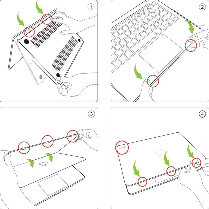 Fintie Hülle Kompatibel mit MacBook Air 13 (2010-2017) A1466/A1369, Ultradünne Plastik Hartschale Sc