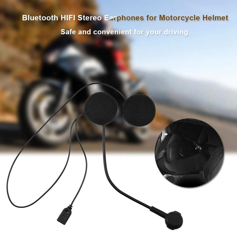 Cuifati Drahtloses Bluetooth HiFi Stereo-Kopfhörer-Headset, Bluetooth-Helmlautsprecher Kopfhörer-Geg