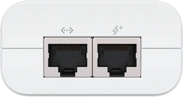 Kompakter PoE+ Injektor, der 30 W Leistung für Ihre Ubiquiti-Zugangspunkte und Kameras liefert