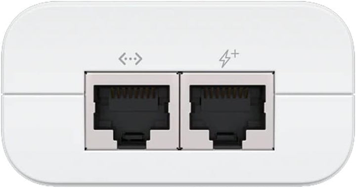 Kompakter PoE+ Injektor, der 30 W Leistung für Ihre Ubiquiti-Zugangspunkte und Kameras liefert