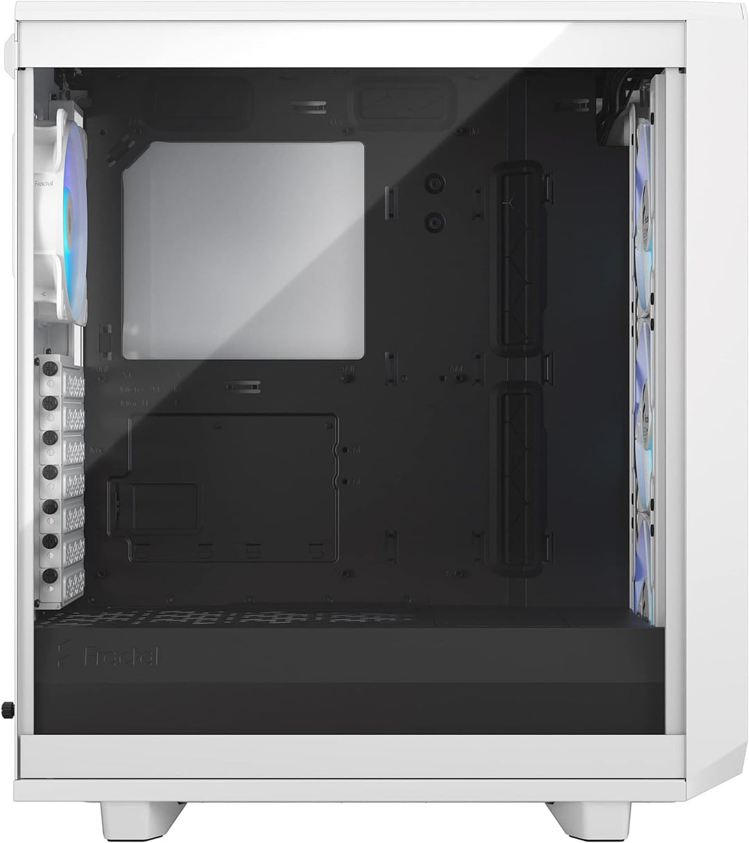 Fractal Design Meshify 2 Compact White TG Clear Tint - RGB, FD-C-MES2C-08 RGB White TG Clear Tint