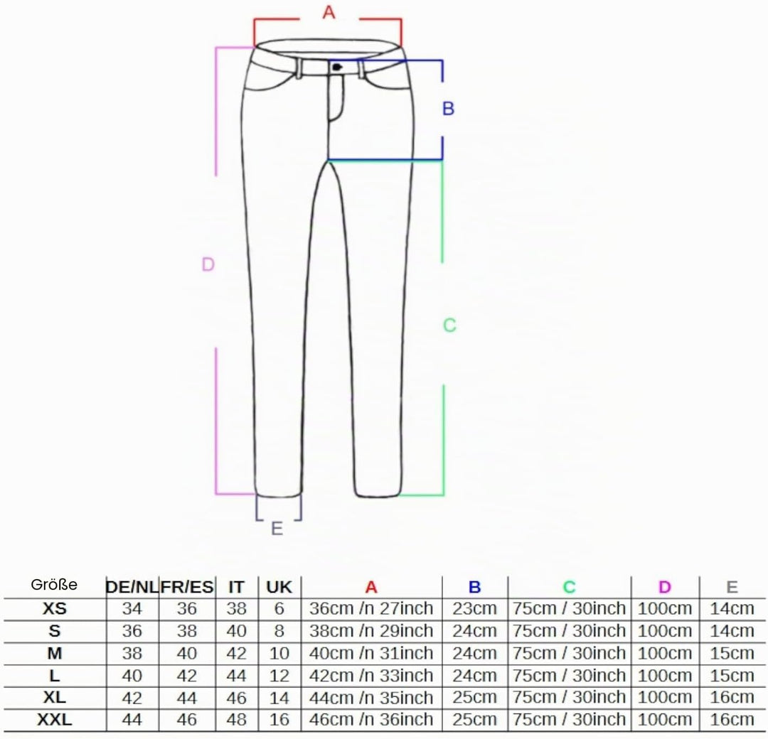 Fraternel Chino Damenhose Stoffhose normal Waist M Dunkelblau, M Dunkelblau