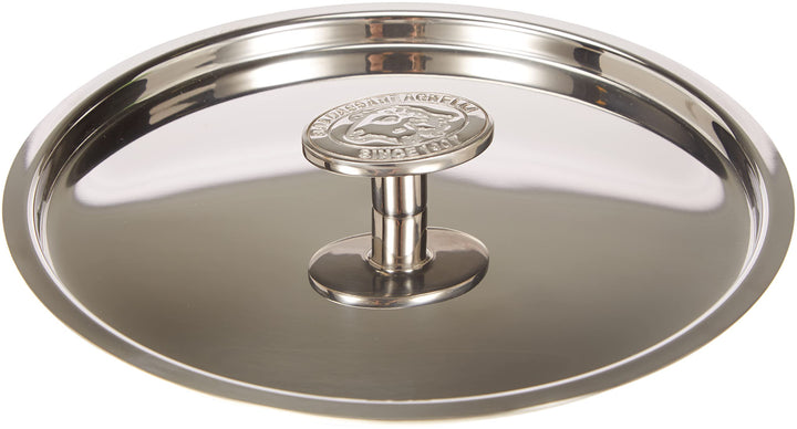 Pentole Agnelli Deckel mit Steg, Aluminium 20 cm Stahl, 20 cm