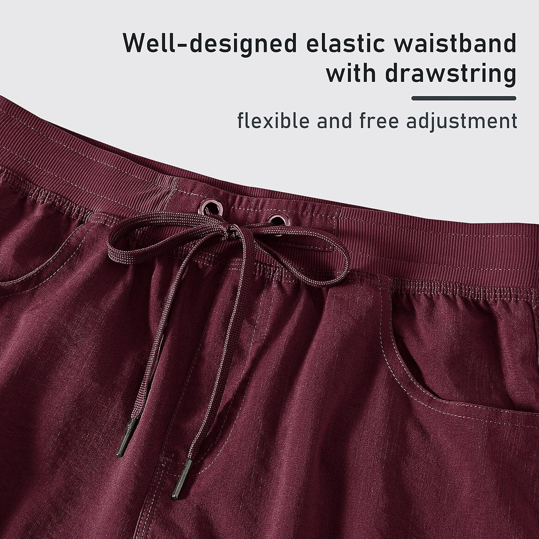 JINSHI Shorts Damen Sommer Cargohose Kurze Wanderhose Outdoor Schnelltrocknend Freizeithose mit Mehr