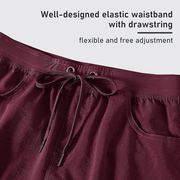 JINSHI Shorts Damen Sommer Cargohose Kurze Wanderhose Outdoor Schnelltrocknend Freizeithose mit Mehr