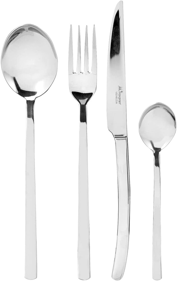 Inoxpran Besteck-Set, Venedig, Edelstahl, 24-teilig