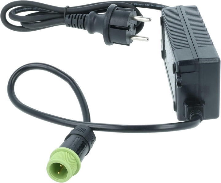 vhbw Ladegerät kompatibel mit Worx Landroid WR143E, WR147E, WR153E, WR147E.1, WR155E, S700i Akku-Ras