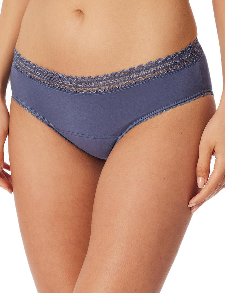 Schiesser Damen 2 Pack Menstruationswäsche/ Periodenslip Komfortschnitt auslaufsicher - Secret Care