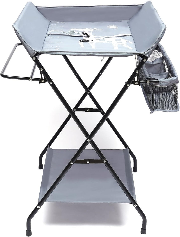 Baby Wickeltisch Changing Table, Kinder Mobiler Wickeltisch klappbarer mit herausnehmbarer Trennwand