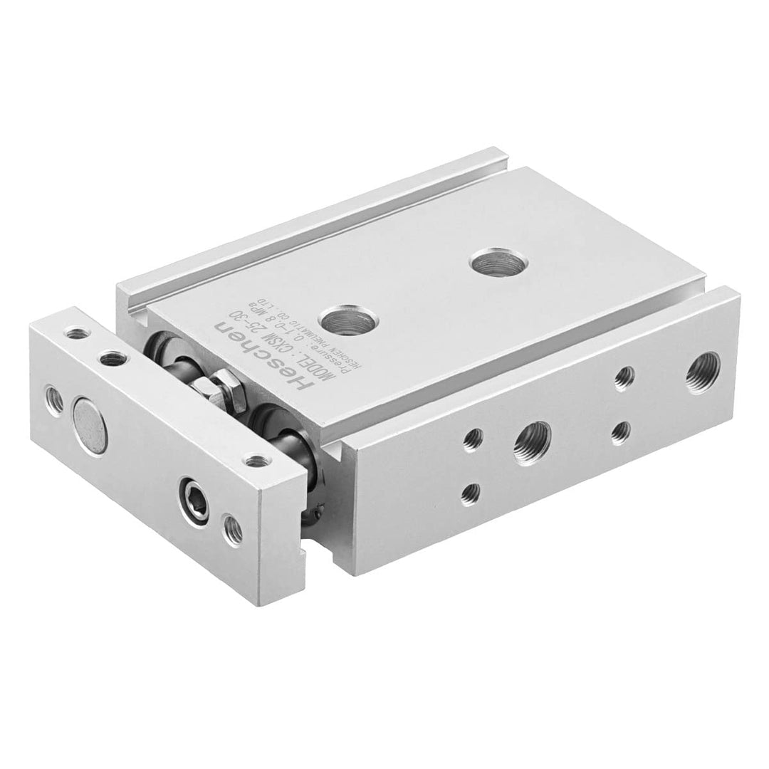 Heschen Doppelter Aluminium-Luftzylinder, CXSM 25-30, Führungsstangen-Platte, Doppelstabgeführt, Pne