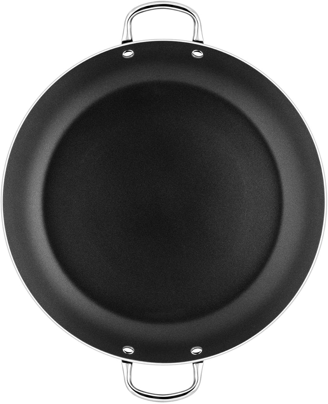 MONIX Resistent Plus Paella-Pfanne aus Aluminium mit Antihaftbeschichtung, 42 cm, geeignet für alle