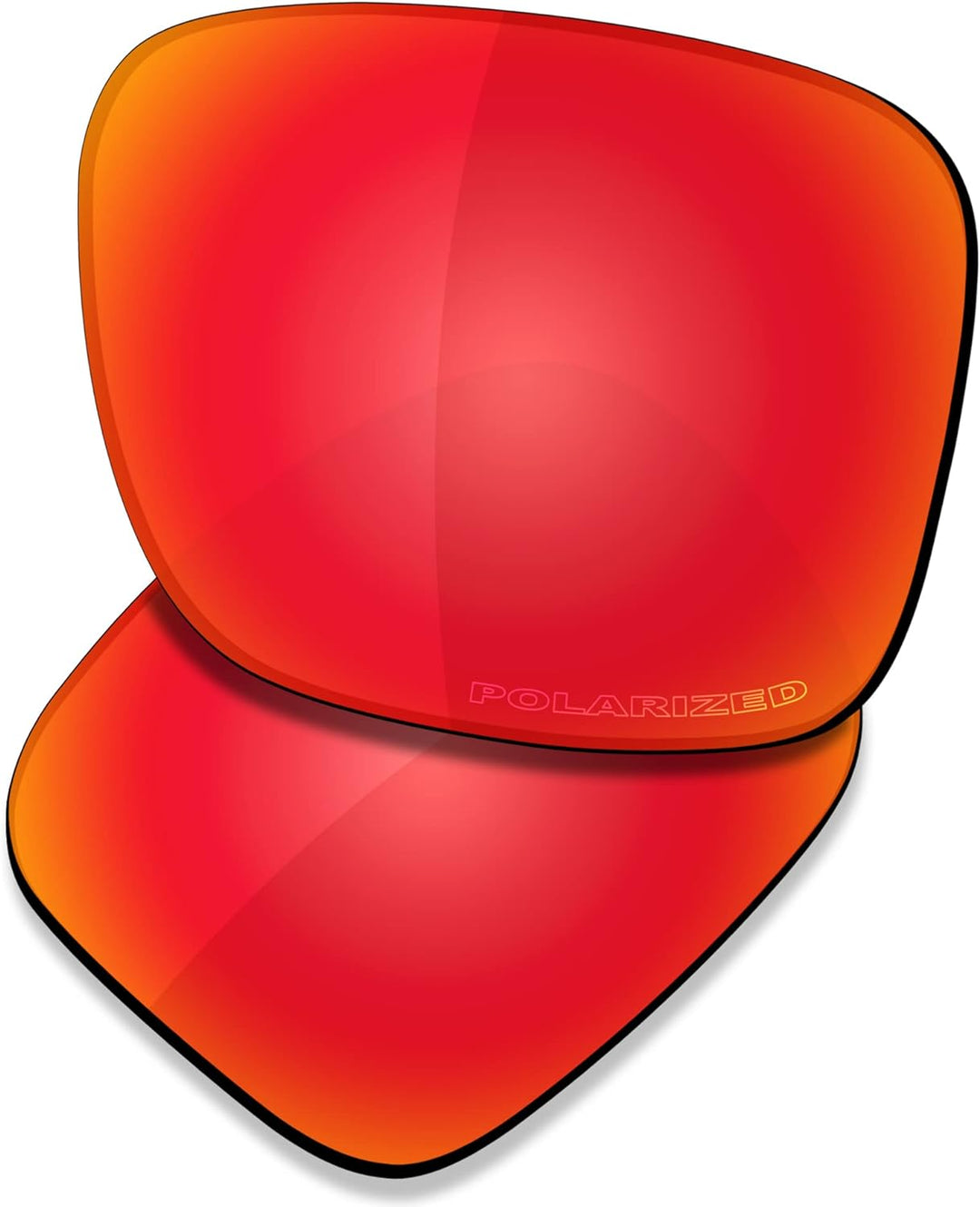 Saucer Premium Ersatzgläser für Oakley Holbrook XL OO9417 Sonnenbrillen High Definition - Fire Red P