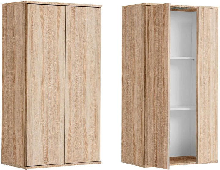 mokebo Mehrzweckschrank Büroschrank 'Der Schlanke' (60x110 cm) aus Holz schmaler Aktenschrank oder H