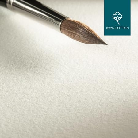 Hahnemuhle Collection Watercolor 300 Block Rough 9.5x12.6 Inches 300gsm