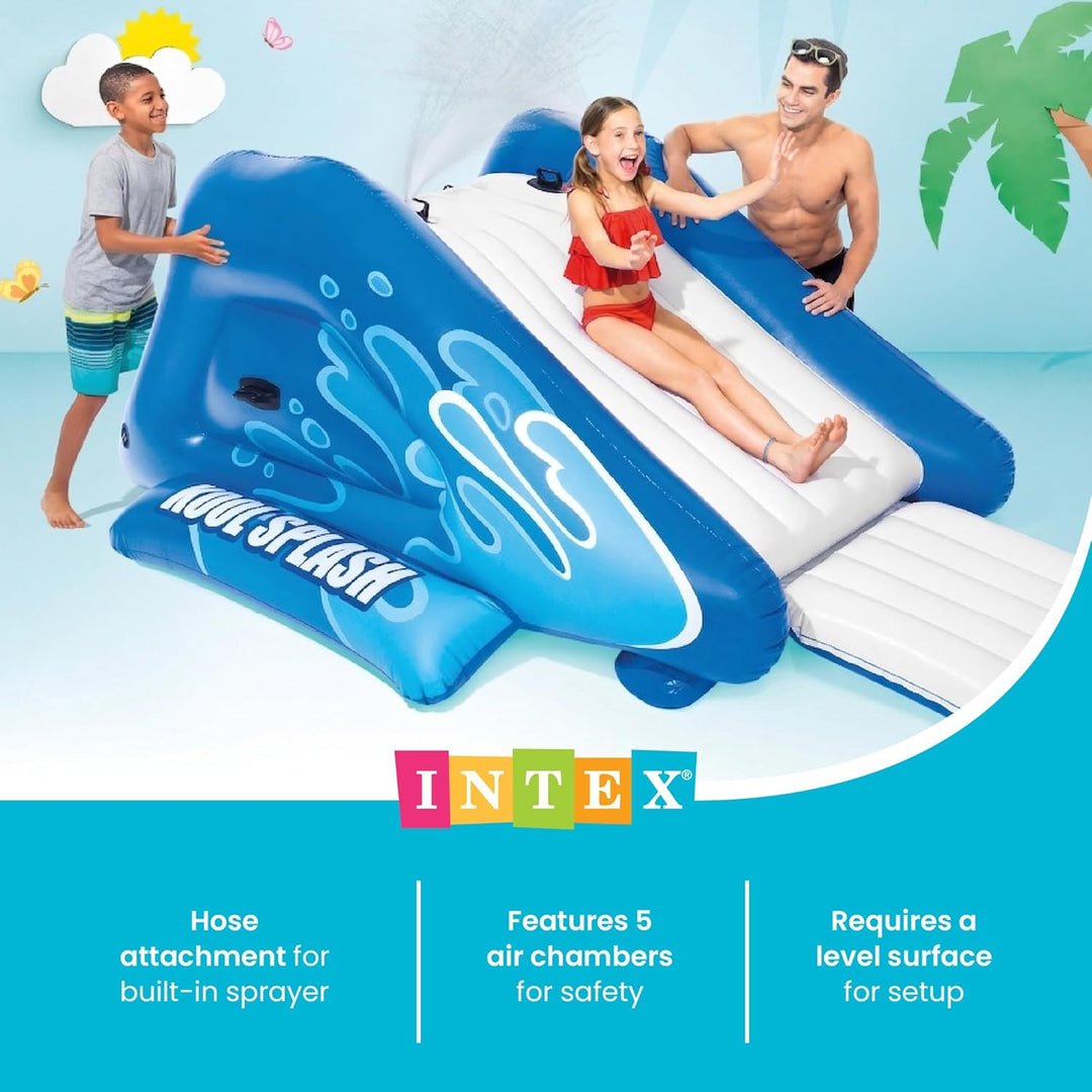 Intex Kool Splash Inflatable Swimming Pool Water Slide Accessory | 58851EP by Unbranded*