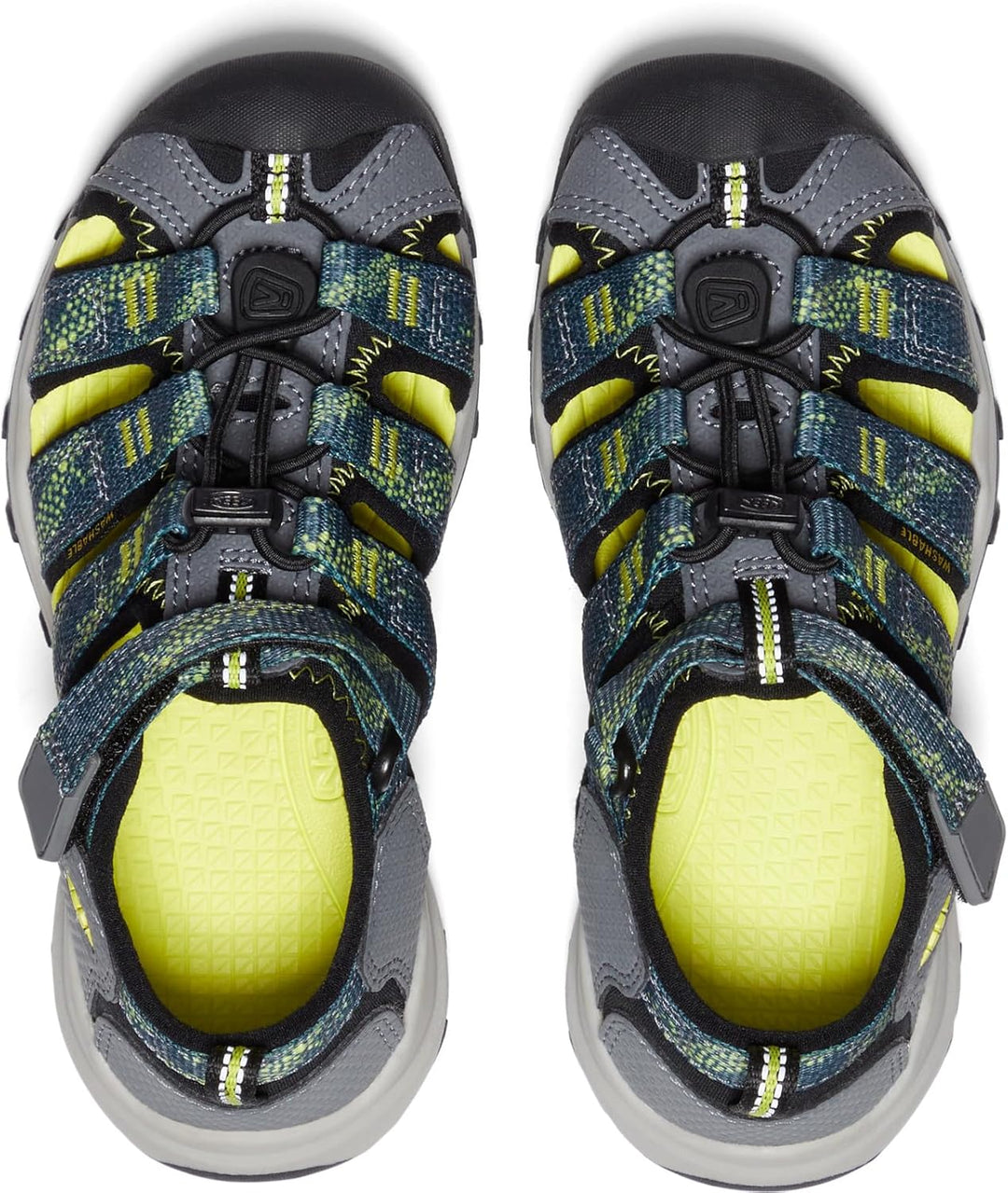 KEEN Unisex Kinder Newport Neo H2 Sandalen 24 EU Sea Moss Steel Grey, 24 EU Sea Moss Steel Grey