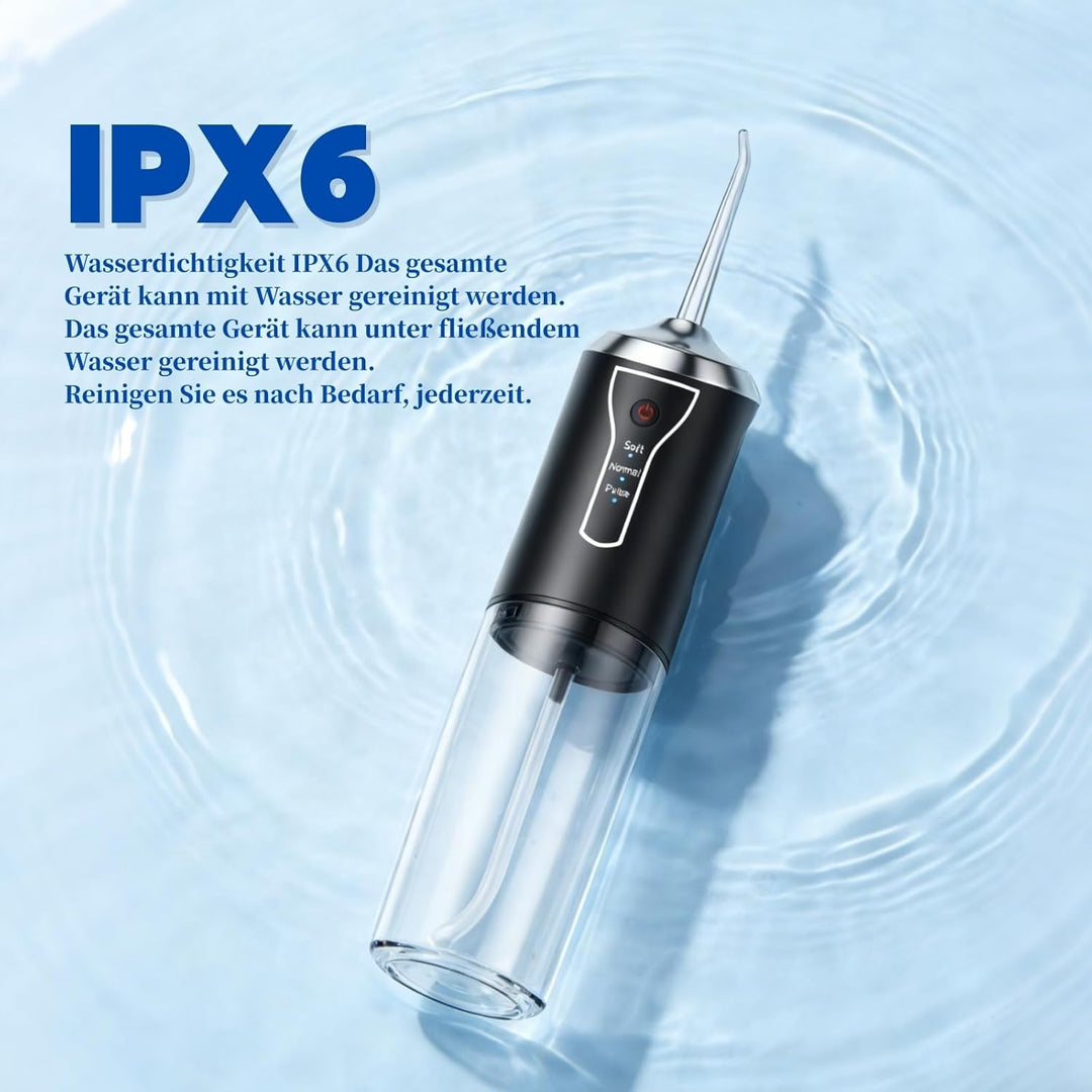 Munddusche Kabellos Zahndusche, Water Flosser Zahnreinigung für Teeth Zwischenräume, Irrigator Zähne