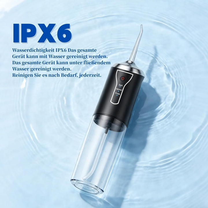 Munddusche Kabellos Zahndusche, Water Flosser Zahnreinigung für Teeth Zwischenräume, Irrigator Zähne