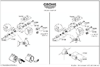 GROHE Grohtherm 1000 - Temperaturwählgriff (Original Ersatzteil, Langlebig, Robust, Herstellergarant