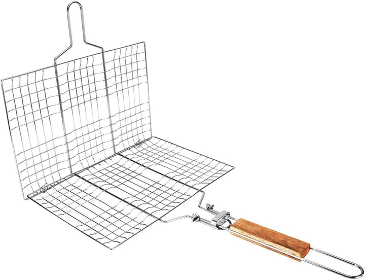 Tyenaza Edelstahl Grillnetz, Grillnetz Grillkorb BBQ Maschendrahtgrill, Metallnetz Professioneller G