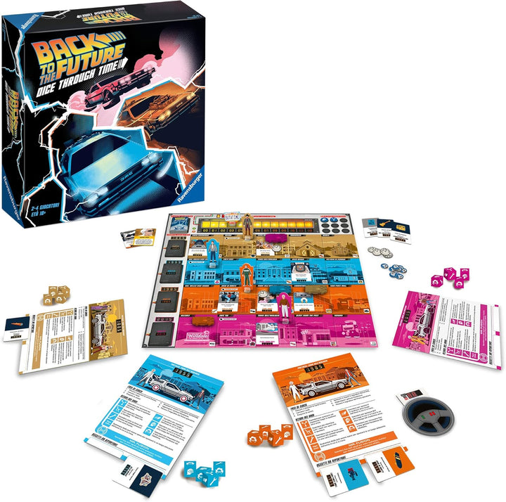 Ravensburger - Back to The Future Italienische Version - Strategisches Brettspiel, 2-4 Spieler, 10+